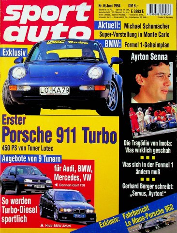 Deckblatt Sport Auto (06/1994)